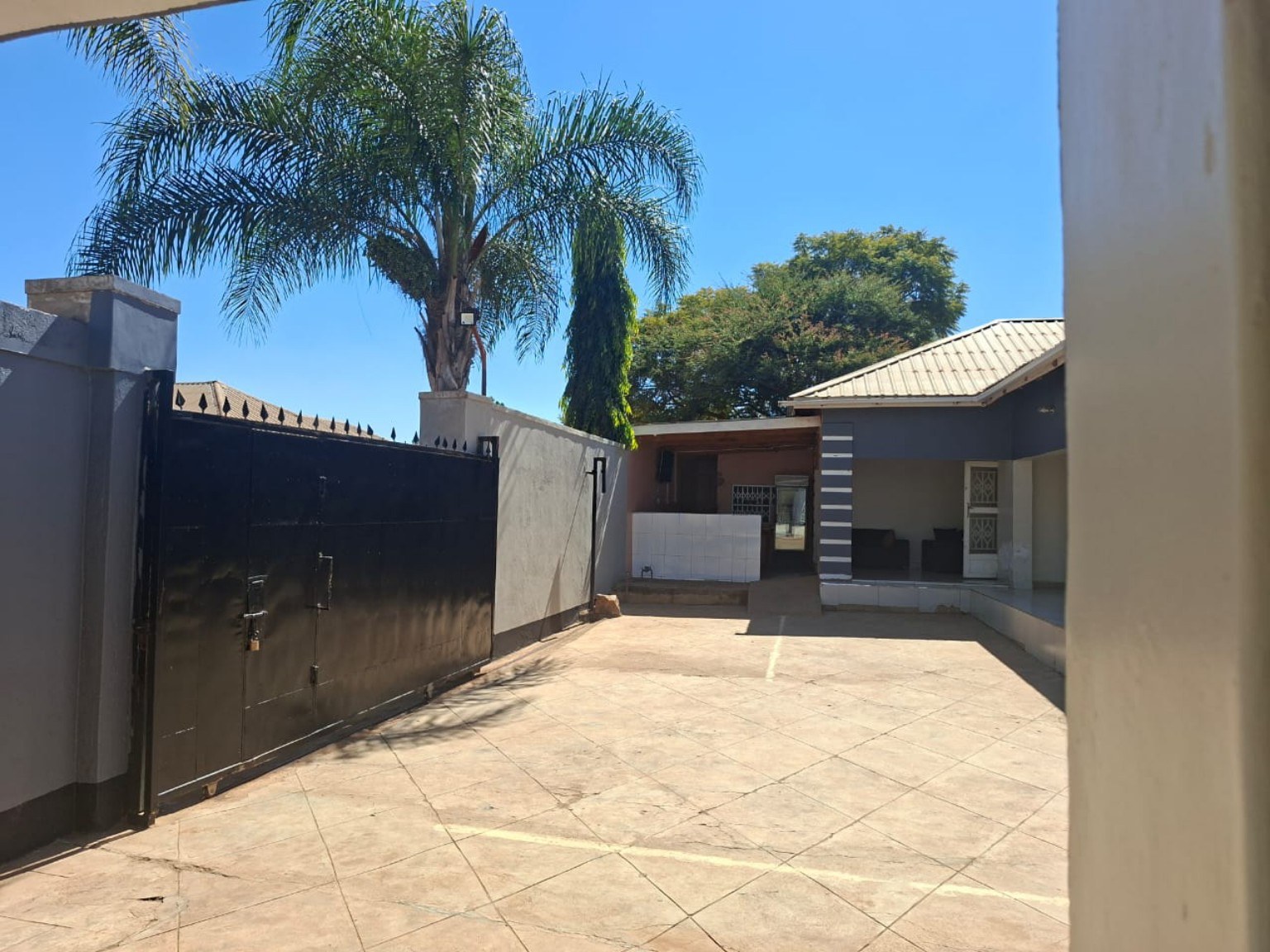 Secure gate and driveway
